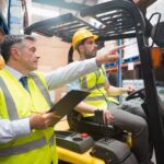 Usposabljanje za varno delo z dvižno košaro in viličarjem