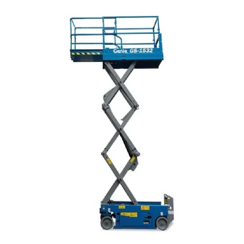 ozka škarjasta baterijska dvižna ploščad GENIE GS1532-najem Ljubljana