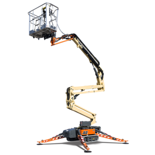 dvižna košara na gosenica - pajek - najem za delo na višini Ljubljana