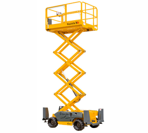 škarjasta dvižna ploščad Haulotte najem